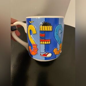 Sesame Street Vintage 2004 mug. Bert, Ernie, Cookie Monster and more!